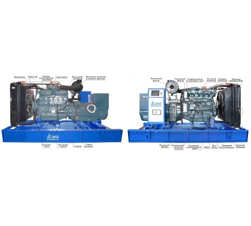 Дизельный генератор ТСС АД-240С-Т400-1РМ17 (Mecc Alte)  Дизельный генератор ТСС АД-240С-Т400-1РМ17 (Mecc Alte)