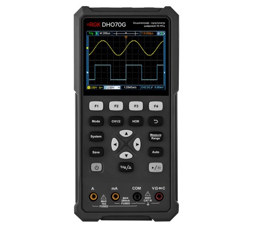 Осциллограф-мультиметр RGK DHO70G 2 канала 70 мгц