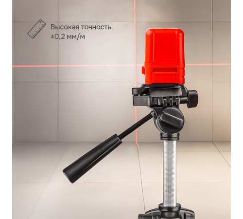 Лазерный уровень RGK ALPHA 201 с калибровкой с красным лучом Лазерный уровень RGK ALPHA 201 с калибровкой с красным лучом