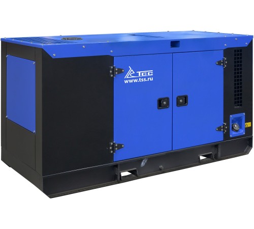 Дизельный генератор ТСС ЭД-24-Т400 с АВР в шумозащитном кожухе на прицепе