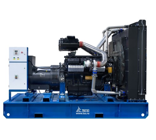 Дизельный генератор ТСС АД-600С-Т400 в погодозащитном кожухе с АВР