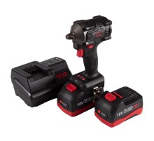 Гайковерт аккумуляторный ударный 1/2", 900 Нм, 18 В, укороченный, 4 предмета, кейс MIGHTY SEVEN DW-404A