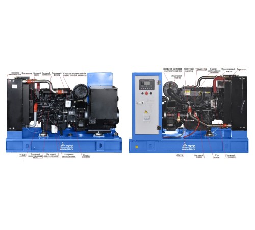 Дизельный генератор ТСС ЭД-40-Т400-1РПМ7 Дизельный генератор ТСС ЭД-40-Т400-1РПМ7