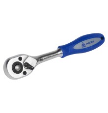 Трещотка 1/4", 45 зубцов, флажковая с кнопкой МАСТАК 010-21405H