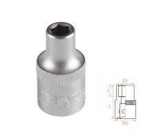 Головка торцевая стандартная шестигранная 3/8", 6 мм AFFIX AF00030006 Головка торцевая стандартная шестигранная 3/8", 6 мм AFFIX AF00030006