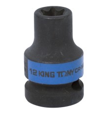 Головка торцевая ударная TORX Е-стандарт 1/2", E12, L = 38 мм KING TONY 457512M