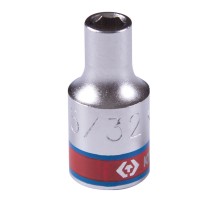 Головка торцевая стандартная шестигранная 1/4", 5/32", дюймовая KING TONY 233505S