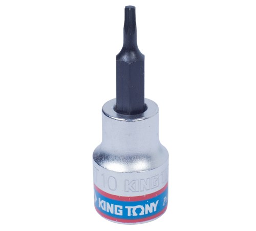 Насадка (бита) торцевая 3/8", Torx, T10, L = 50 мм KING TONY 302310 Насадка (бита) торцевая 3/8", Torx, T10, L = 50 мм KING TONY 302310