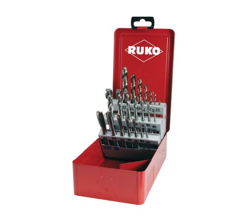 Набор метчиков Ruko HSSE-Co5 (21шт), 245054 Набор метчиков Ruko HSSE-Co5 (21шт), 245054