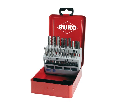 Набор метчиков HSS-G Ruko Set 1 (21шт), 245001 Набор метчиков HSS-G Ruko Set 1 (21шт), 245001