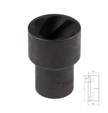 Головка для поврежденного крепежа 1/2", 27 мм KING TONY 9TD403-27M