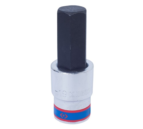 Насадка (бита) торцевая 1/2", Hex, 19 мм, L = 80 мм KING TONY 403519 Насадка (бита) торцевая 1/2", Hex, 19 мм, L = 80 мм KING TONY 403519