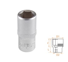 Головка торцевая стандартная шестигранная 1/4", 8 мм AFFIX AF00020008