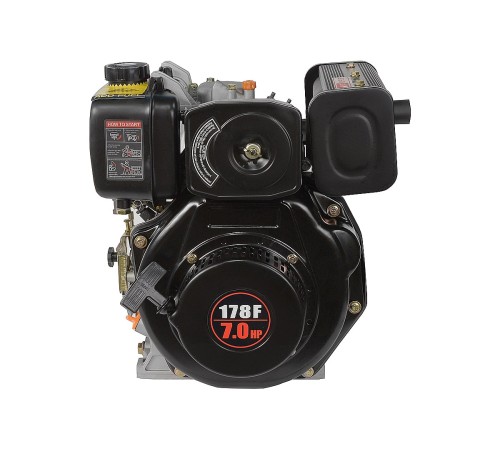 Двигатель дизельный TSS Excalibur 178F-K1 (вал цилиндр под шпонку 25/72.2 / key)