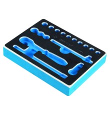 Ложемент для набора торцевых головок 1/4" с принадлежностями 2516MRV03, EVA KING TONY 85251632B03