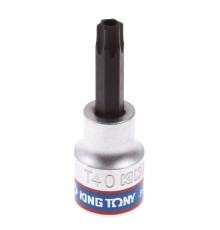 Насадка (бита) торцевая 3/8", Torx, T40, L = 50 мм, с отверстием KING TONY 302740