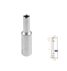 Головка торцевая глубокая шестигранная 1/4", 4,5 мм AFFIX AF00120045