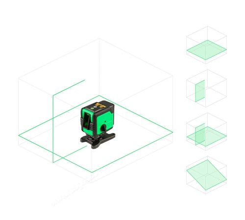 Лазерный уровень AMO LN 360 Green с калибровкой Лазерный уровень AMO LN 360 Green с калибровкой