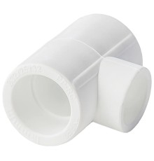 Тройник Lammin PPR перех. 75х32х75 16/2, белый