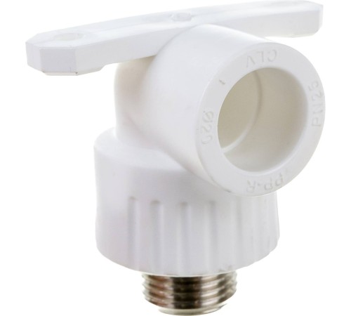 Угольник РОСТерм PPR комбинированная D20х1/2 НР с креплением