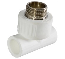 Тройник РОСТерм PPR комбинированный D20х3/4 х20 НР