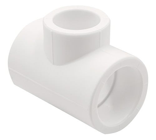 Тройник THERMOLIGHT переходной PP-R 32х25х32 белый (10/100)