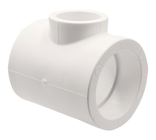 Тройник THERMOLIGHT переходной PP-R 63х40х63 белый (2/24) Тройник THERMOLIGHT переходной PP-R 63х40х63 белый (2/24)