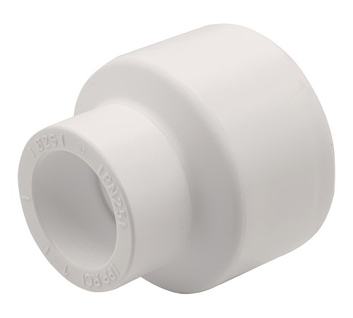 Муфта THERMOLIGHT переходная PP-R НР-ВР 50/25 белый (10/160) Муфта THERMOLIGHT переходная PP-R НР-ВР 50/25 белый (10/160)