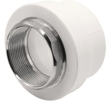 Муфта THERMOLIGHT комбинированная PP-R ВР 63х2" под ключ белый (2/24)