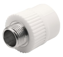 Муфта THERMOLIGHT комбинированная PP-R НР 25х1/2" белый (15/165) Муфта THERMOLIGHT комбинированная PP-R НР 25х1/2" белый (15/165)