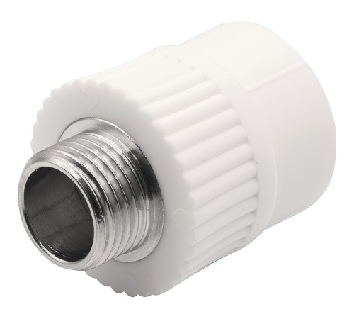 Муфта THERMOLIGHT комбинированная PP-R НР 25х1/2" белый (15/165) Муфта THERMOLIGHT комбинированная PP-R НР 25х1/2" белый (15/165)
