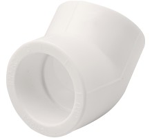 Угольник THERMOLIGHT 45гр. PP-R 32 белый (15/150)