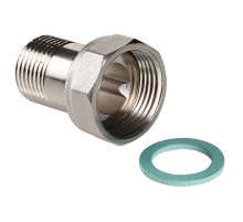 Полусгон с накидной гайкой и наружной резьбой 3/4"x3/4" ПУ, арт. VTr.613.N.0505