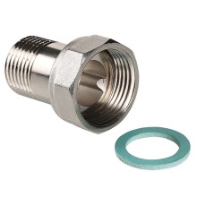 Полусгон с накидной гайкой и наружной резьбой 3/4"x3/4" ПУ, арт. VTr.613.N.0505