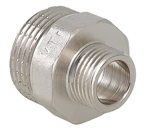 Ниппель-переходник НН наружная резьба 1 1/2"х1" (Valtec VT 580) уп 10 шт Ниппель-переходник НН наружная резьба 1 1/2"х1" (Valtec VT 580) уп 10 шт