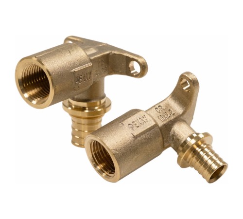 Угольник REHAU настенный с длинным патрубком, внутр. резьба 16-Rp 1/2 MX