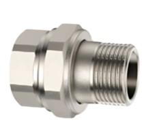 Соединение VARMEGA разъемное ВР-НР 3/4", с плоским уплотнением, никел.