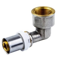Угольник STI пресс латунь ДН 16х 1/2"х90гр ВР Угольник STI пресс латунь ДН 16х 1/2"х90гр ВР