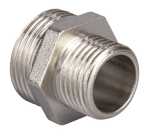 Ниппель TEBO переходной НР 1"x3/4" (8/144) Ниппель TEBO переходной НР 1"x3/4" (8/144)