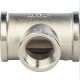 Тройник переходной STOUT никелированный ВВ 3/4"х1/2"х3/4"