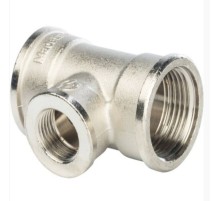 Тройник STOUT ВВ переходной никелированный 1"X1/2X1" SFT-0022-001121