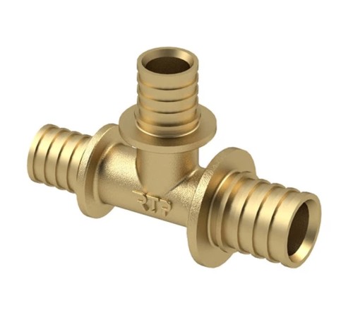 Тройник переходной 25х16х16 латунь акс.