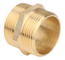 Ниппель Gappo НР-НР латунный 2"