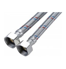 Подводка д/воды сталь 1/2" г/г 50 cм CTM Подводка д/воды сталь 1/2" г/г 50 cм CTM