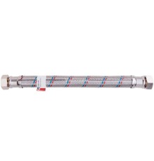 Подводка AQUALINE гибкая для воды нержавеющая оплетка ГИГАНТ 3/4" г-г L-0.6м 04949