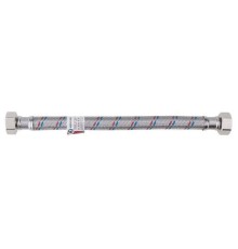 Подводка AQUALINE гибкая для воды нержавеющая оплетка ГИГАНТ 3/4" г-ш L-0.3м 04954