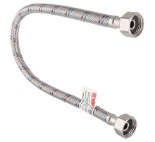 Гибкая подводка для воды ВВ Valtec 12мм 1/2" длина 40 см Внутренняя Внутренняя резьба (Италия) Гибкая подводка для воды ВВ Valtec 12мм 1/2" длина 40 см Внутренняя Внутренняя резьба (Италия)