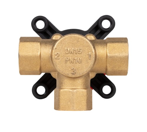 Клапан поворотный 3-ходовой SHUFT DN40, Kvs25, PN10, ВР1 1/2