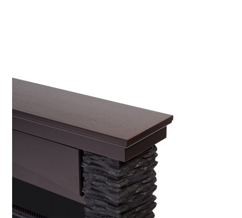 Портал Firelight Porto Long камень черный, шпон венге Портал Firelight Porto Long камень черный, шпон венге