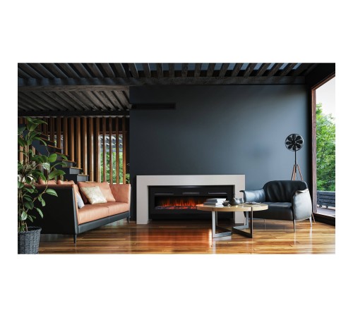 Портал Firelight Suprema Long белый, черный